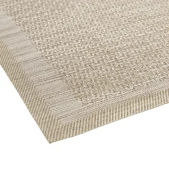 Set de table rectangulaire PVC 30x45cm effet tissé losange beige