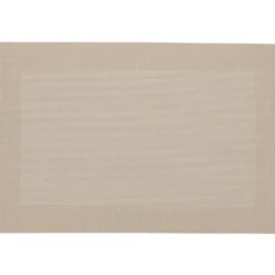 Set de table rectangulaire pvc beige