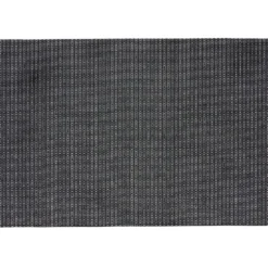 Set de table rectangulaire pvc noir design ligne