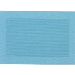 Set de table rectangulaire pvc bleu