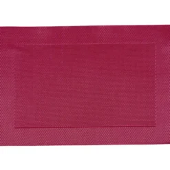 Set de table rectangulaire pvc prune