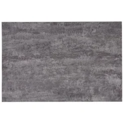 Set de table restangulaire plastique effet ciment gris