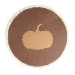 Set de table rond citrouille marron Ø38cm