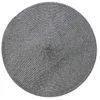 Set de table rond Ø35cm (2 modèles gris foncé ou beige)