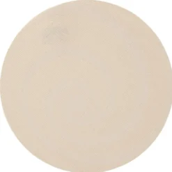 Set de table rond plastique beige Ø36cm