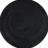 Set de table rond tressé noir Ø36cm