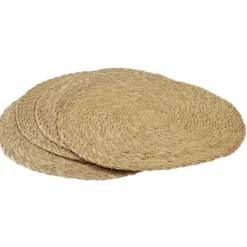 Set de table rond x4 en jute Ø35cm