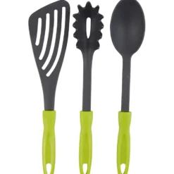Set de 3 ustensiles de cuisine polyamide polypropylène L. 32 cm