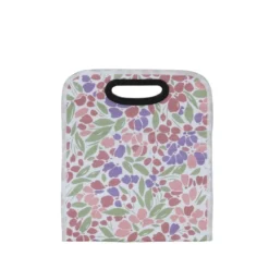 Set lunch bag fleuri avec boîte 1L et pain de glace 26x15xH30cm