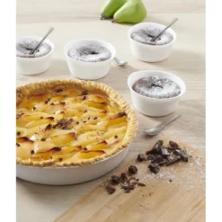 Set plat à tarte et 4 ramequins Luminarc