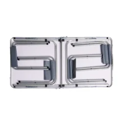 Set table de camping pliable 120x60cm avec 4 tabourets