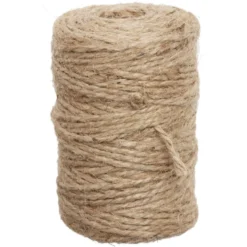 Set étiquettes ardoise à planter x10 et rouleau de corde en jute x1