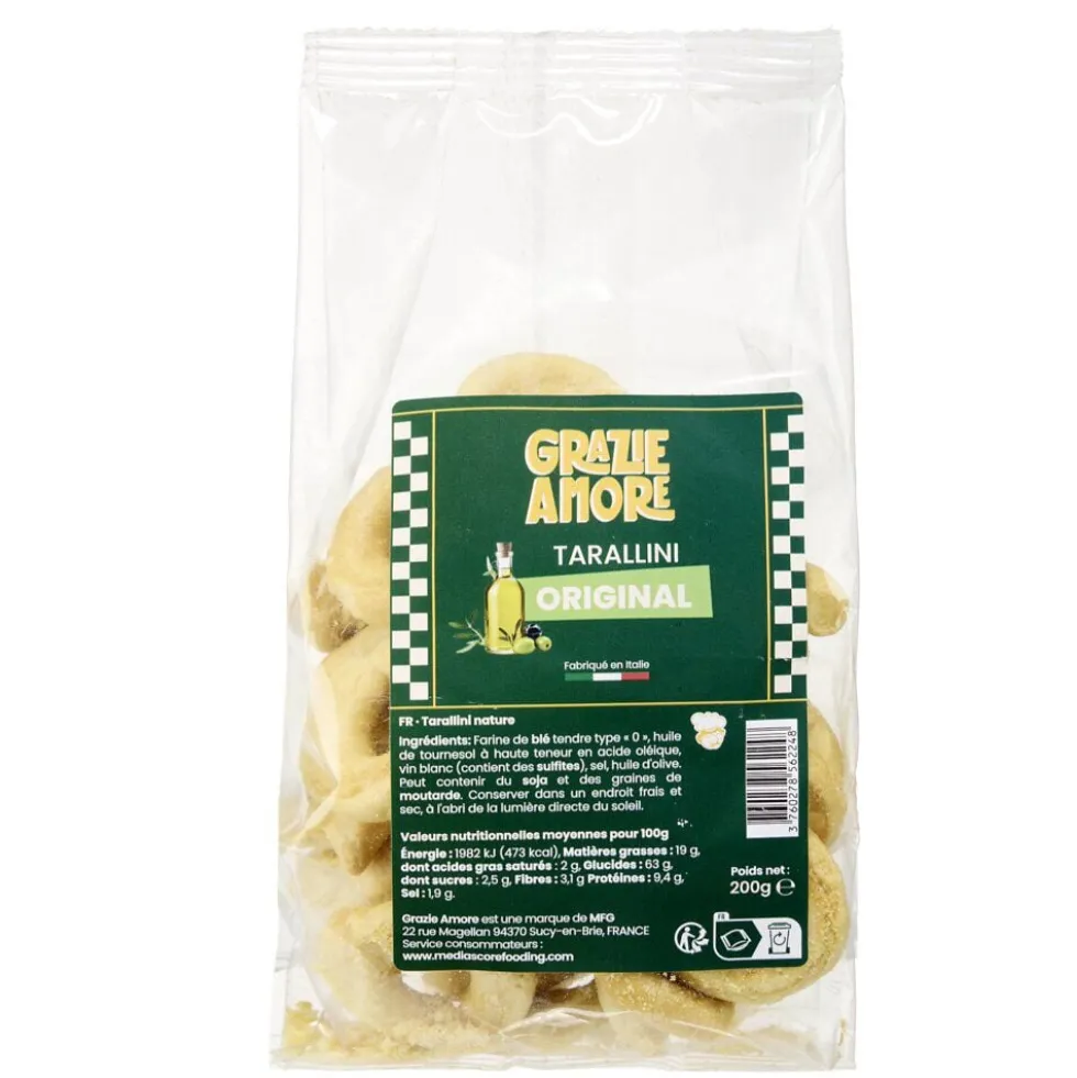 Snacks tarallinni original Gazie Amore 200gr