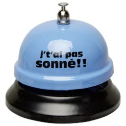 Sonnette de réception avec message humoristique
