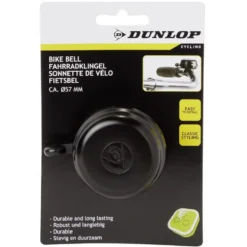Sonnette vélo Dunlop noir