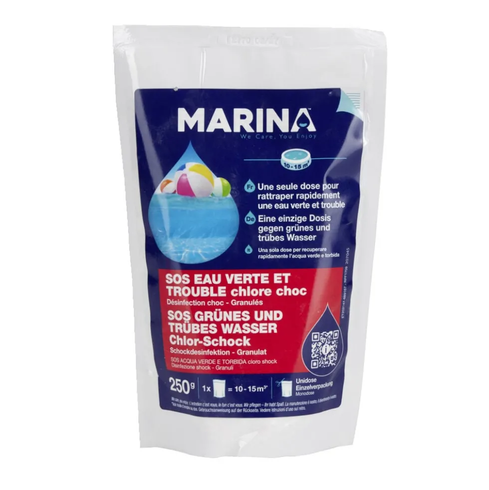 SOS eau verte et trouble unidose 250g Marina