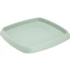 Soucoupe carré Chorus couleur vert laurier 31x31cm