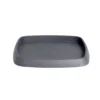 Soucoupe carrée pour pot Chorus 15,2 L anthracite