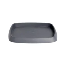 Soucoupe carrée pour pot Chorus 15,2 L anthracite