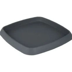 Soucoupe carrée pour pot Chorus 15,2 L anthracite