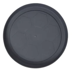 Soucoupe plastique pour pot rond 10L gris anthracite
