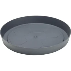 Soucoupe plastique pour pot rond 23L gris anthracite