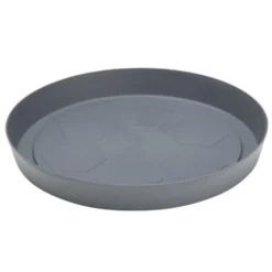 Soucoupe pour pot de jardin gris anthracite