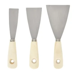 Spatule inox x3 largeur 30, 50 et 80 mm