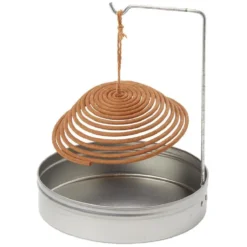 Spirale d'encens x3 avec socle inox