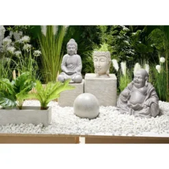 Statue Bouddha assis zen