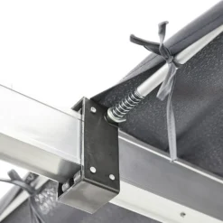 Store inclinable rétractable Aoste noir 375x250xH220cm 9,37m²