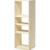 Structure Box Cube 3 cases 35x30x105cm pin naturel