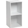 Structure Box Cube 2 cases 35,2x30x69,2cm bois blanc