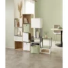 Structure Box Cube 2 cases 35x30x70cm bois naturel