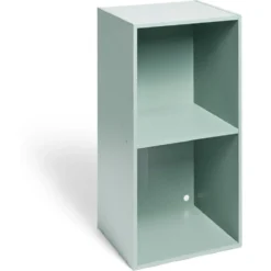 Structure Box Cube 2 cases 35x30x70cm bois vert