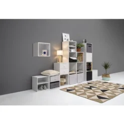 Structure Box Cube 1 case 35,2x30x35,2cm bois blanc