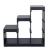 Structure de rangement en contreplaqué blanc forme escalier 97x44xH94cm