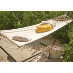 Structure pour hamac 1 personne métal noir
