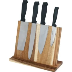 Support pour couteaux bois d'acacia 26,9x10,3xH21cm