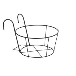Support pour pot de fleurs rond balcon