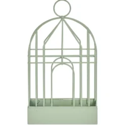 Support pour spirale et encens forme cage H20cm