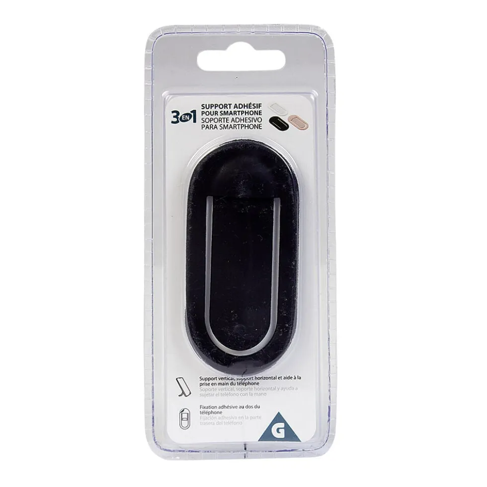 Support pour téléphone vertical horizontal et aide à la prise en main