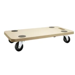 Support à roulettes en bois 60x30cm charge 150kg