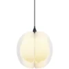 Suspension design origami blanc Ø38xH35cm