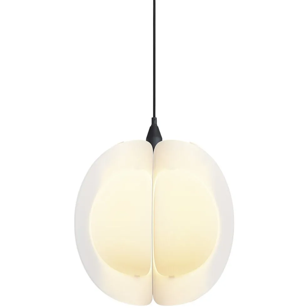 Suspension design origami blanc Ø38xH35cm