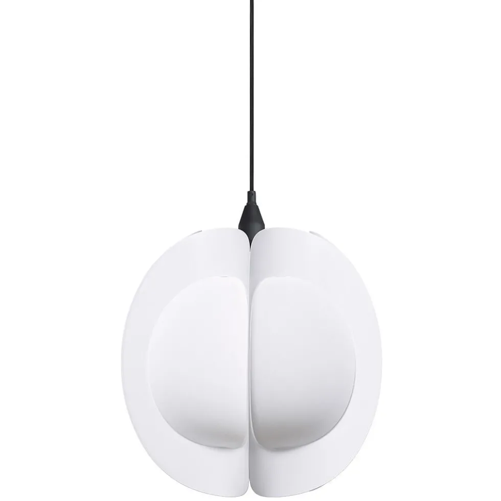 Suspension design origami blanc Ø38xH35cm