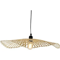 Suspension papillon bambou 60cm