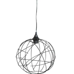 Suspension ronde courbe géométrique métal
