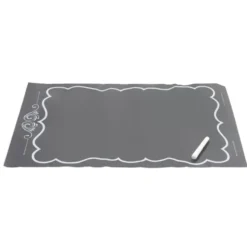 Tableau autocollant noir 30x45cm avec 1 craie