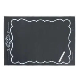 Tableau autocollant noir 30x45cm avec 1 craie